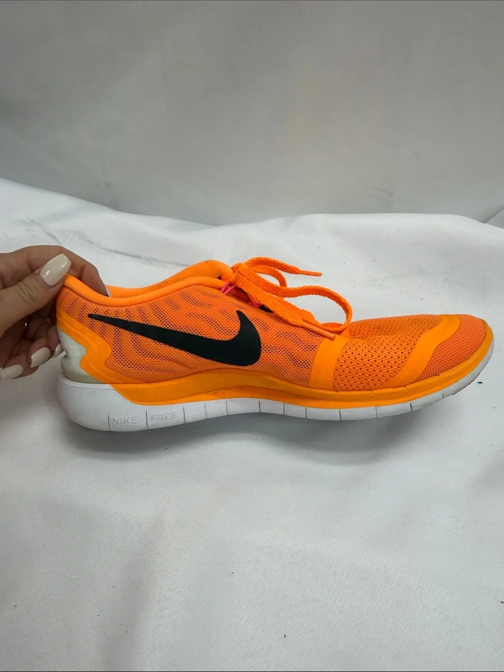 Nike Orange and Black Women’s Athletic Sneakers